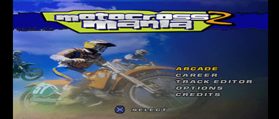 Motocross Mania 2 Title Screen